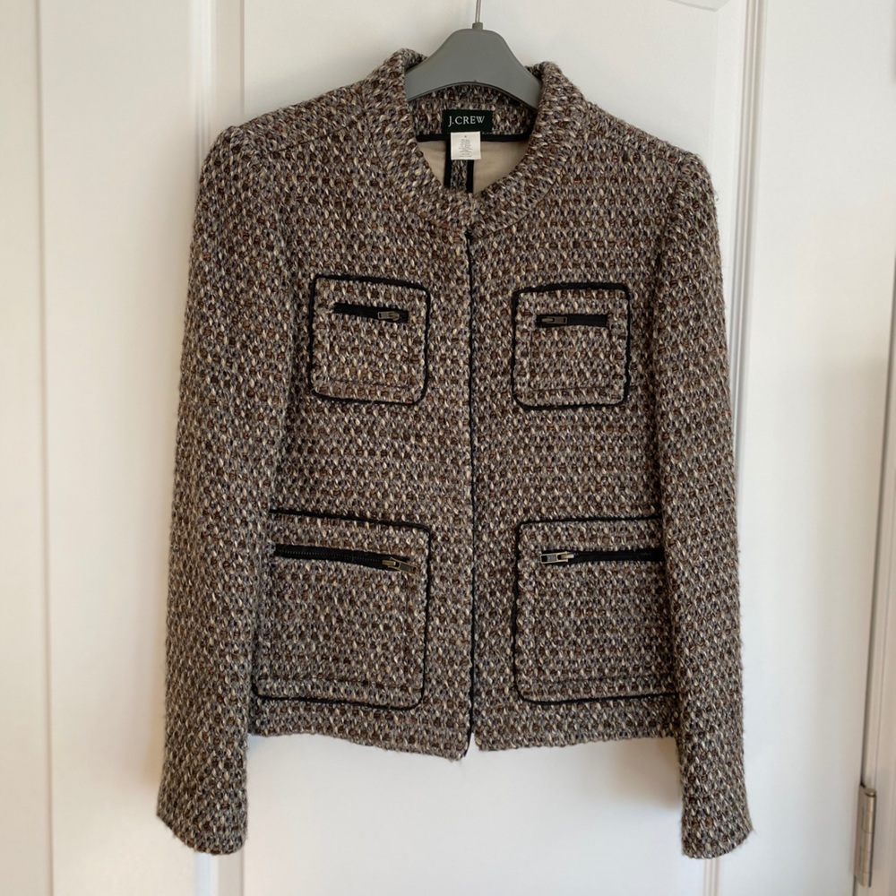 J.Crew Brown Tweed Jacket